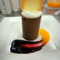 Grand Marnier Mousse with Blackberries