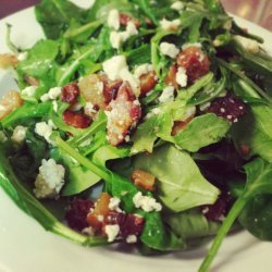 Spinach, Pear and Pancetta Salad