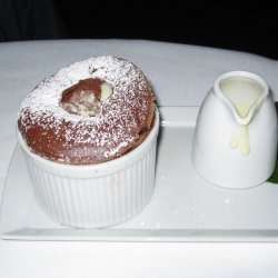 Grand Marnier Souffles with Crème Anglaise