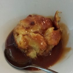 Caramel, White Chocolate and Rum Bread Pudding