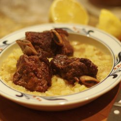 Braised Short Ribs with Potatoes and Apples  Risotto Style 