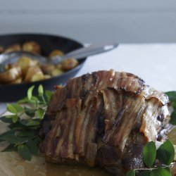 Slow-Roasted Lamb Shoulder with Pancetta