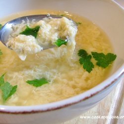 Egg Ribbon and Parmesan Soup