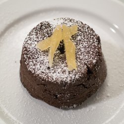 Winter-Spiced Molten Chocolate Cakes with Rum-Ginger Ice Cream