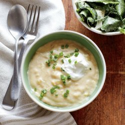 Potato, Cheddar, and Chive Soup