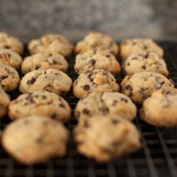 Orange Shortbread Cookies with Chocolate Chips