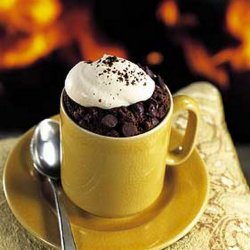 Chocolate-Espresso Lava Cakes with Espresso Whipped Cream