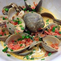 Clams with Saffron and Tomatoes
