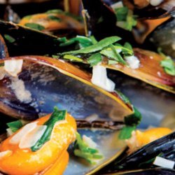 Mussels with Shallots and Tarragon