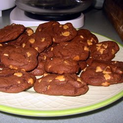 Devil's Food Peanut Butter Chip Cookies