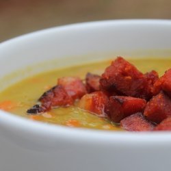 Split-Pea Soup with Chorizo