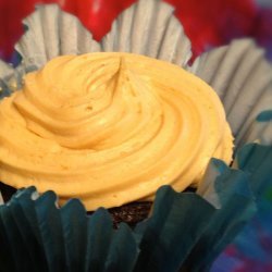 Chocolate Cupcakes with Butterscotch Icing