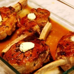 Veal Chops with Rosemary Butter