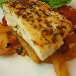 Halibut with Herb Sauce