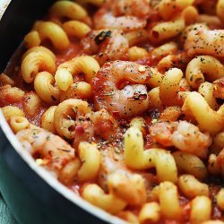 Pasta with Shrimp, Tomatoes and Garlic