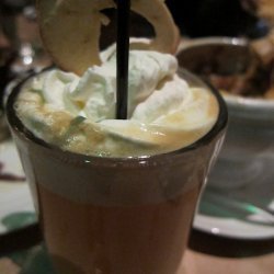 Spiced Apple Cider with Rum Whipped Cream