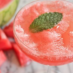 Watermelon-Champagne Cocktail
