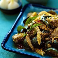 Jungle Curry with Pork and Thai Eggplant