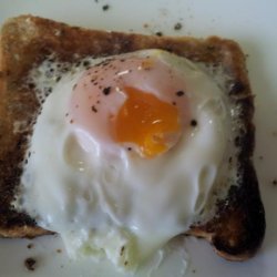Microwave Poached Egg on Toast