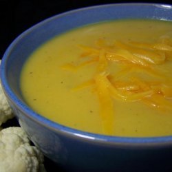 Cauliflower-Cheddar Soup
