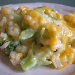 No Cheese-Whiz Broccoli Rice Casserole