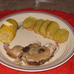 Crock Pot Pork Roast and Mushrooms