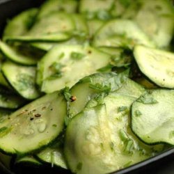 Zucchini Marinata (Marinated Zucchini Salad)