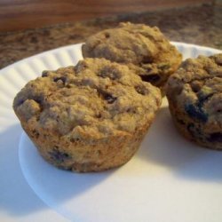 Kittencal's 1-Gram Low Fat Banana-Blueberry Muffins