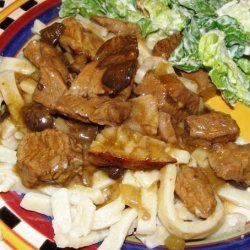 Home-Style Beef-N-Noodles W/Mushrooms & Onions