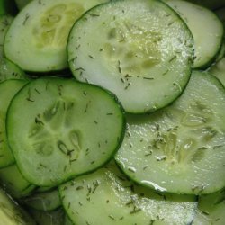 Danish Pickled Cucumbers (Syltede Agurker)