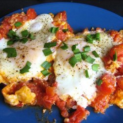 Persian Eggs Poached in Tomato Sauce