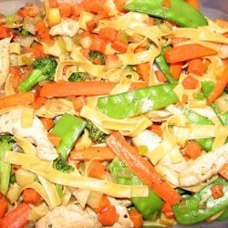 Stir-Fried Chicken and Noodles