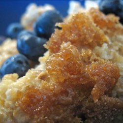 Baked Oatmeal Creme Brulee Style