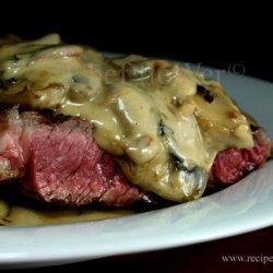 Skillet Steak With Mushroom Sauce