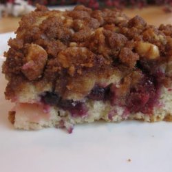 Streusel Topped Triple Berry Coffee Cake