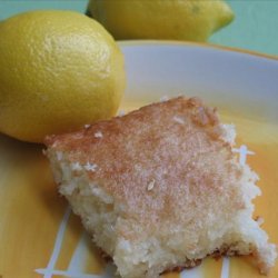 Lemon Cake Squares
