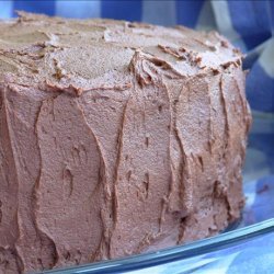 Kittencal's Best Deep Dark Chocolate Layer Cake