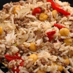 Rooz Ma Lahem (Rice With Meat)