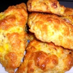 Bacon, Egg and Cheddar Scones