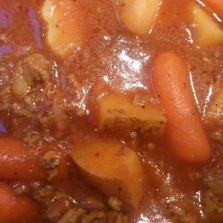 Crock Pot Ground Beef Stew