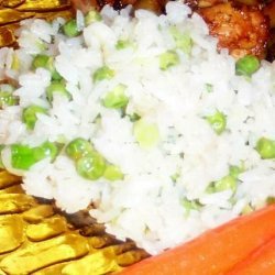 Lemon Rice w/ Peas & Green Onions