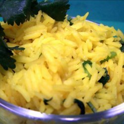 Lemon Cilantro Rice Pilaf