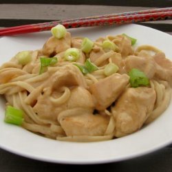 Linguine with Chicken and Peanut Sauce