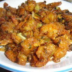 Manchurian Shrimp (Garlic Flavored Shrimp)