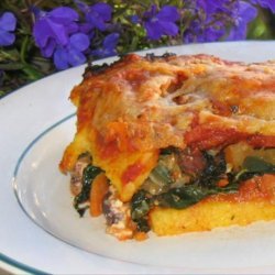 Polenta Lasagna With Feta and Kale