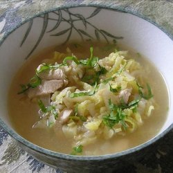 Chicken, Rice and Cabbage Soup