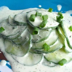 Gurkensalat from the Farm - the Little Cuke Salad from Germany