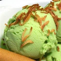 Coconut-Avocado Ice Cream