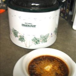 Black & White Vegetarian Chipotle Chili (Crock Pot)