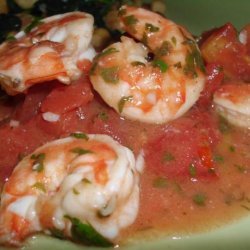 Shrimp with Lime, Cilantro and Tomatoes